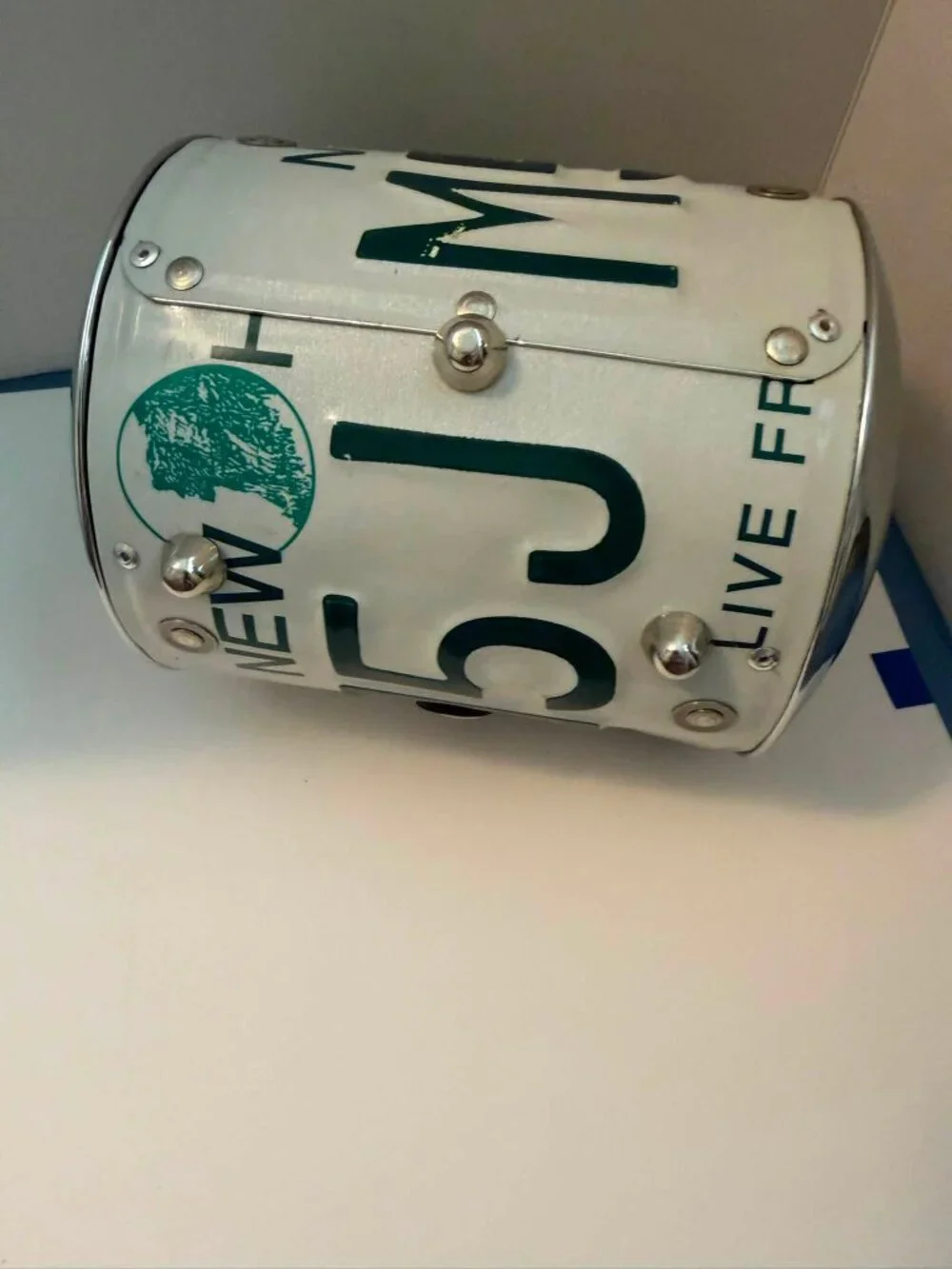 License Plate Purse Little Earth Handbag New Hampshire